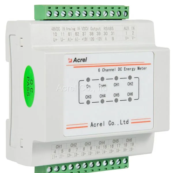 Acrel AMC16-DETT Energy Meter DC For Tower Base Station Application photo-2