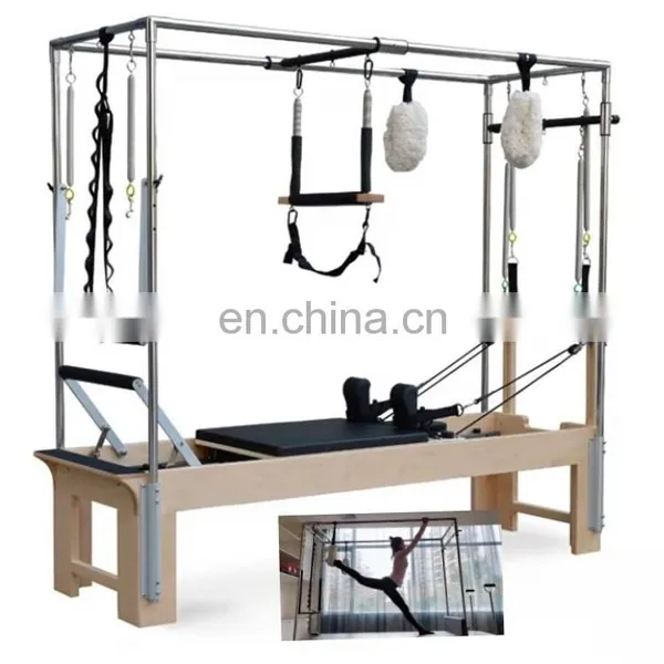 Commercial Home Use Fitness Pilates Reformer Equipment Body Balanced Pilates Machine With Full Trapeze Cadillac Pilates Reformer photo-2