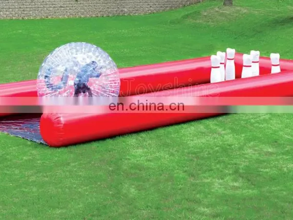 Giant Inflatable Human Bowling Pins Balloon Lanes Cheap Outdoor Inflatable Sport Bubble Bowling Ball Alley Set Game photo-7