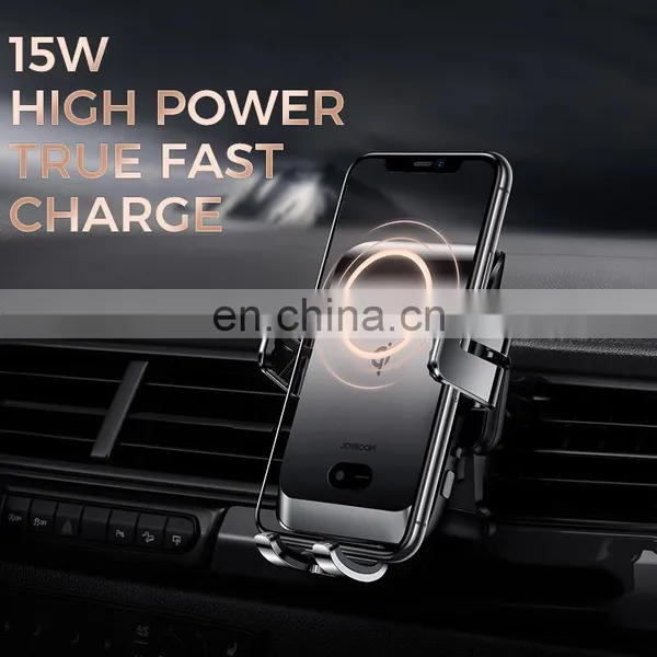 Joyroom Wireless Charger Automatic Sensor Mobile Phone Holder for Car Air Vent 15W Quick Charging photo-6