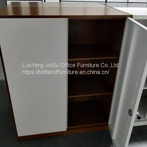KD Swing Door Storage File Cabinet Office Furniture White Color H1200XW900XD400mm photo-4