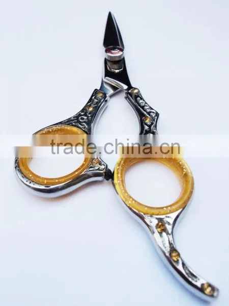 New Professional Barber Razor Scissor / Shear - Hair Cutting Scissor / Shear (Orange Beauty) photo-3