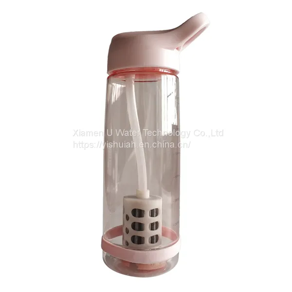 Removed 99.9999% Bacteria Camping Portable Water Bottle Filter And Custom Logo Tritan BPA Free photo-2