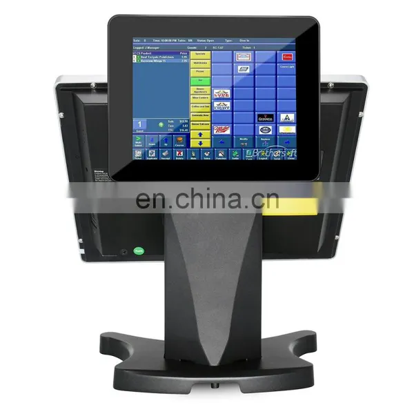 15'' Capacitive Touch Screen All in One POS With 8inch Customer Display System/cash Register/cashier POS Machine photo-2