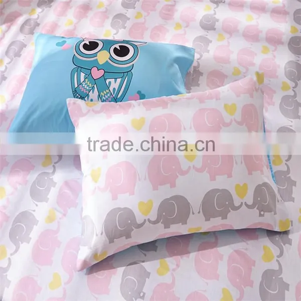 High Quality 100% Cotton Animal Printed Cartoon Bedding Sets Kids Queen Size Bed Sheets photo-4