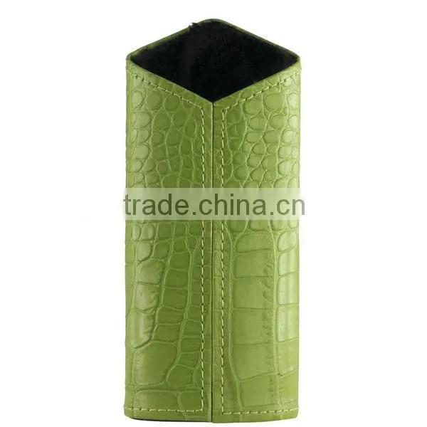 Custom Crocodile Pattern Leather Eyeglass Holder Glasses Sleeve Case for Sunglass photo-5
