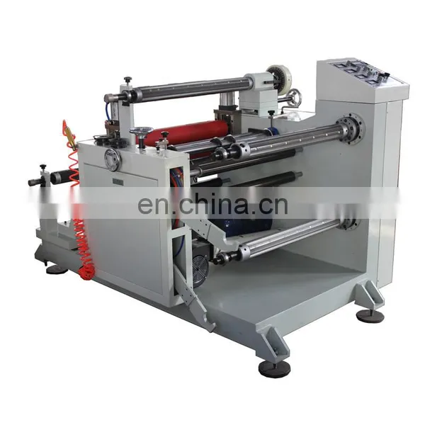 PP PVC PET PE Plastic Film Label Paper Foam Fabric Roll Slitting Rewinding Machine photo-5