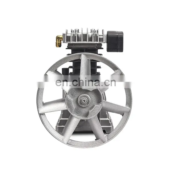 Bison China Wholesale 8Bar 1000Rpm 3.5Hp 2.6Kw Italy Air Compressor Head With Pulley photo-2