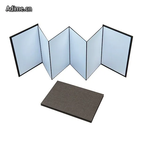 6x8 Fabric Cloth Linen Accordion Photo Book Album photo-3
