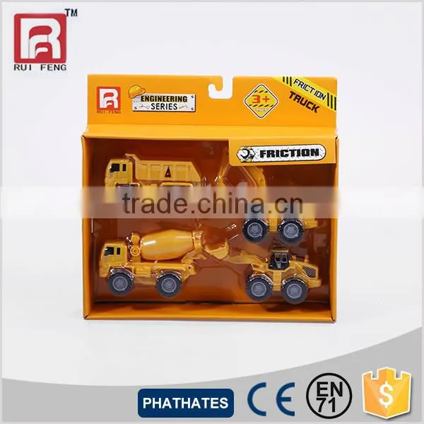 4 In 1 Construction Plastic Trucks Playset photo-2