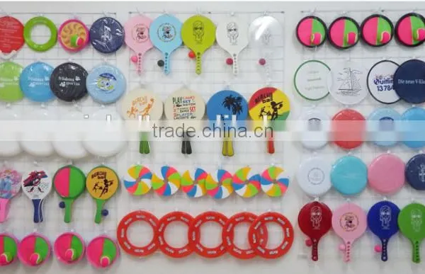 Summer Paddle Game Bat Set Beach Racket,Interesting Wooden Beach Bat and Ball Set,Promotional Wooden Beach Bat With Ball photo-2