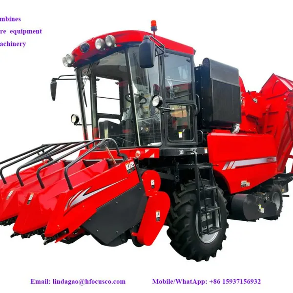 Rice and Wheat Self-propelled Combine Harvester Crawler Mud Field Rice Harvester Automatic Threshing and Bagging Rice Harvester