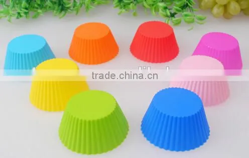 Heat Protective Mini Silicone Cake Baking Mould,Muffin Cups photo-4