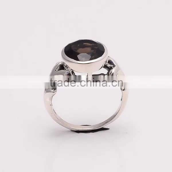 SMOKY RING ,925 Sterling Silver Jewelry Wholesale,WHOLESALE SILVER JEWELRY,SILVER EXPORTER,SILVER JEWELRY FROM INDIA photo-3