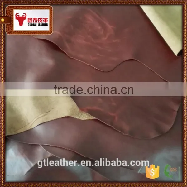 Cow Split Two Tone Pull up Leather photo-6