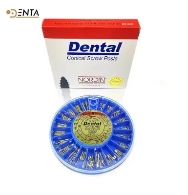 Dental Screw Post Dental Endodontic Conical Screw Post Stainless Steel Gold Plated Pure Titanium Endo Root Canal Pins Dentistry