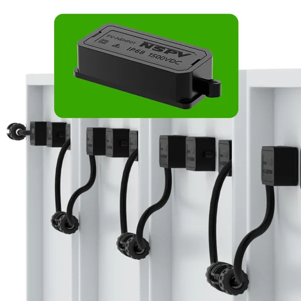 NSPV Solar Photovoltaic IP68 PV Panel NEHP01 Junction Box With Diode Including Connectors photo-2
