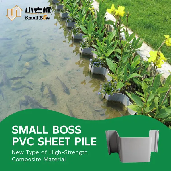 High-Strength Lightweight Plastic PVC Sheet Piles for Soil Landslide Protection Philippines