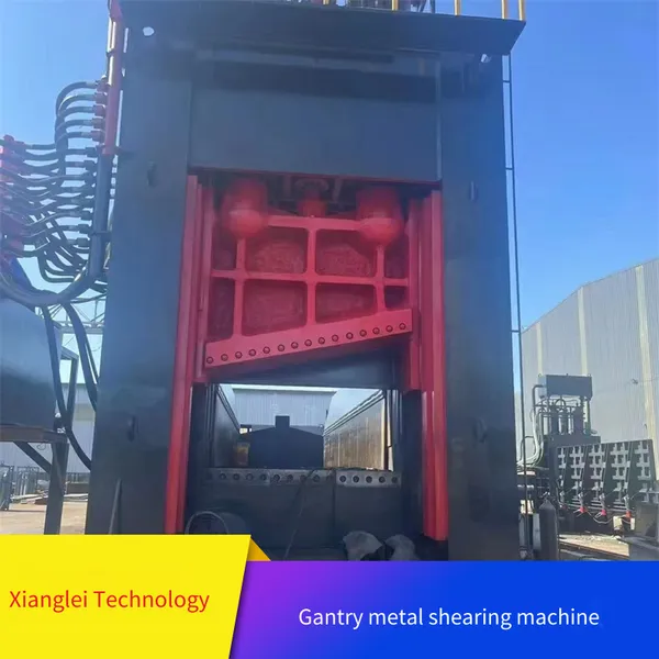 Xianglei Technology Processed Y-180 Hydraulic Gantry Shear, Remote-controlled Gantry-type Metal Shearing Machine photo-4