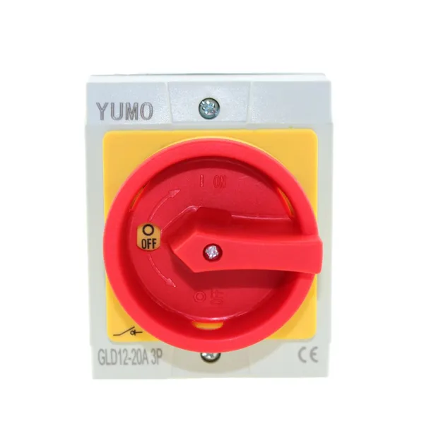 YUMO GLD12-20A Manual Changeover Switch Outdoor Use IP65 Waterproof 20A Rating photo-4