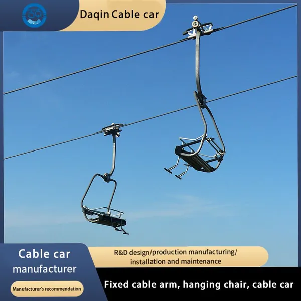 Adventure Ropeway for Outdoor Recreation Eco-Tourism Dq Steel Lightweight Easy Setup Remote Areas Great Hiking Cableway photo-2