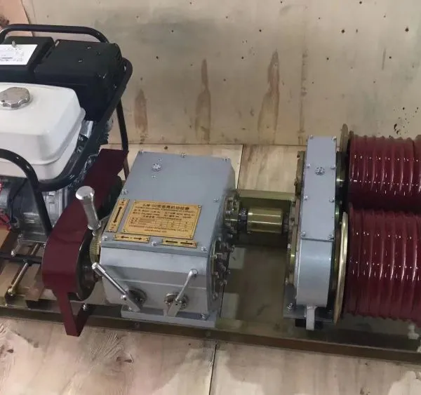Gasoline Engine Powered Winch; Pulling Motored Winch; Cable Pulling Motored Engine Winch photo-2
