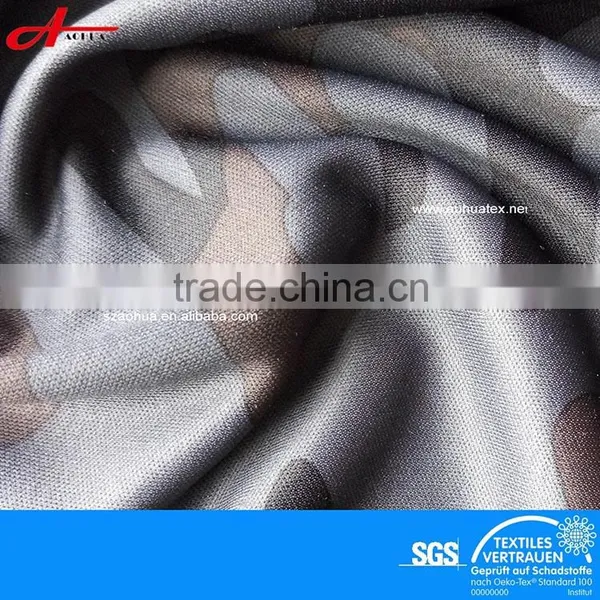 Heat Transfer Camouflage Printed Knitted Fabric photo-6