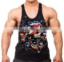 100% Cotton Sublimation Singlet photo-2