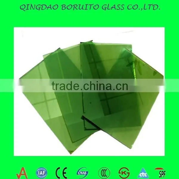 4mm 5mm Dark Green and Dark Blue Reflective Glass With Competitive Price photo-3