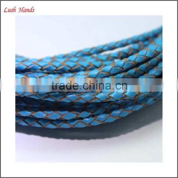 Round Leather Braided Cord Sunglasses Holders Quality Choice photo-5