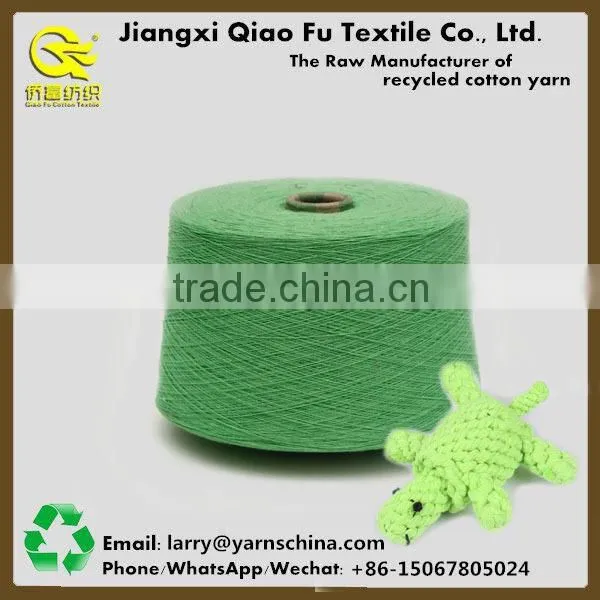 Customized Recycled Open End Polyester Blended Cotton Yarn Pet Toy Free Yarn Samples photo-6