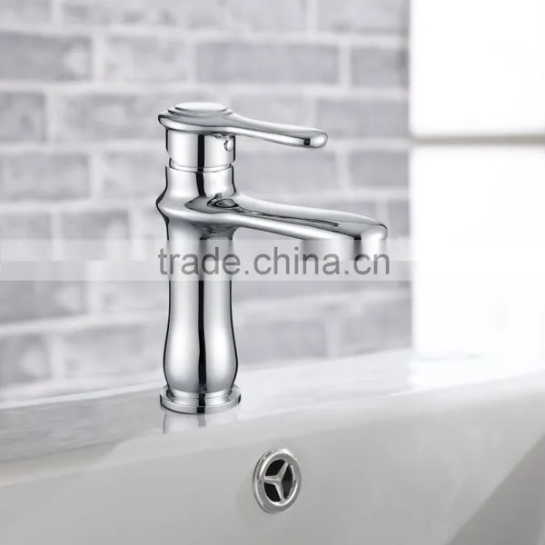 Rose Golden Hand Wash Single Hole Bathroom Tap photo-2