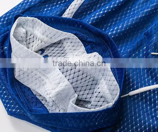 New Design College Team 100 Polyester Mesh Womens Basketball Uniform Design photo-6