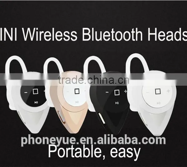 2016 Newest Design Poratble Handfree Wireless Bluetooth Headsets Headphone photo-6