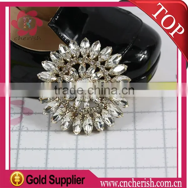 2016 Fashion Round Shaped Rhinestone Shoes Decoration for Shoe Shop photo-5