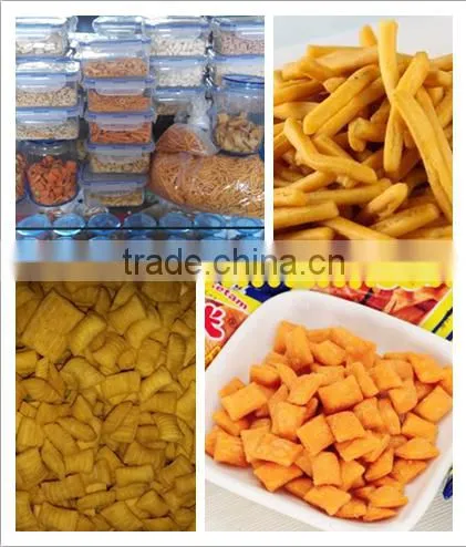 Extrusion Fried Pellet Snacks Processing Line Fried Dough Food Machine photo-6