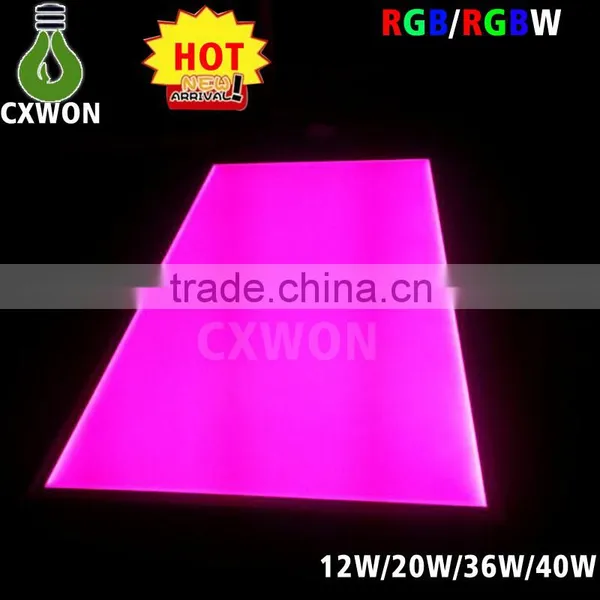 2015 China High Quality Color Changing Rgb Big Panel Light 60x60 30x30 30x60 30X120 60X120 Smd5050 Rgb Led Panel Light photo-5