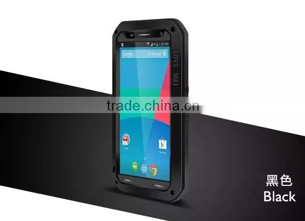 Original Love Mei Waterproof Shockproof Metal Powerful Gorilla Glass Hybrid Phone Cover Bag Case For Motorola Nexus 6 TB-0147 photo-4