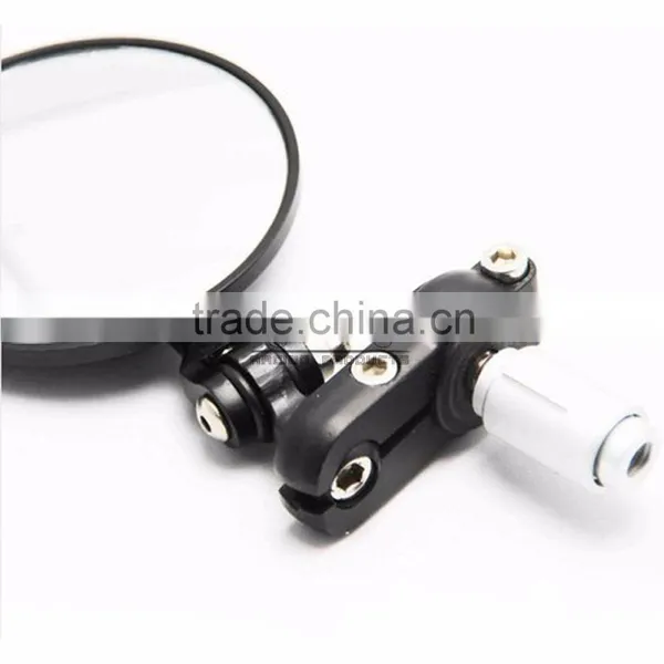 BJ-RM-024B Universal Black CNC Aluminum Foldable Bar End Motorbike Side Mirrors Motorcycle Mirror photo-3