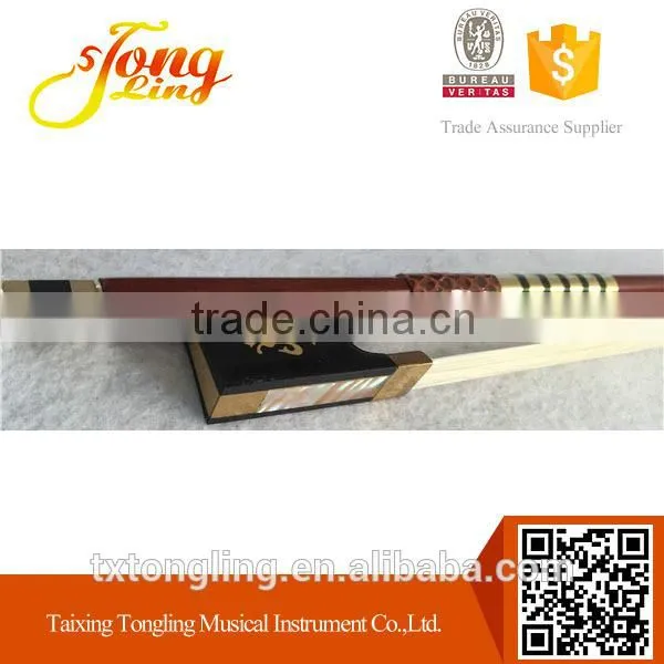 Sliver Flower Violin Bow Hair Colored Cello Bows