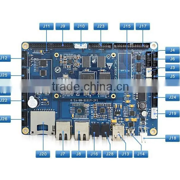 Arm Processor Board/arm Ethernet Board/DM9162 Network Chip/10/100M PHY photo-2