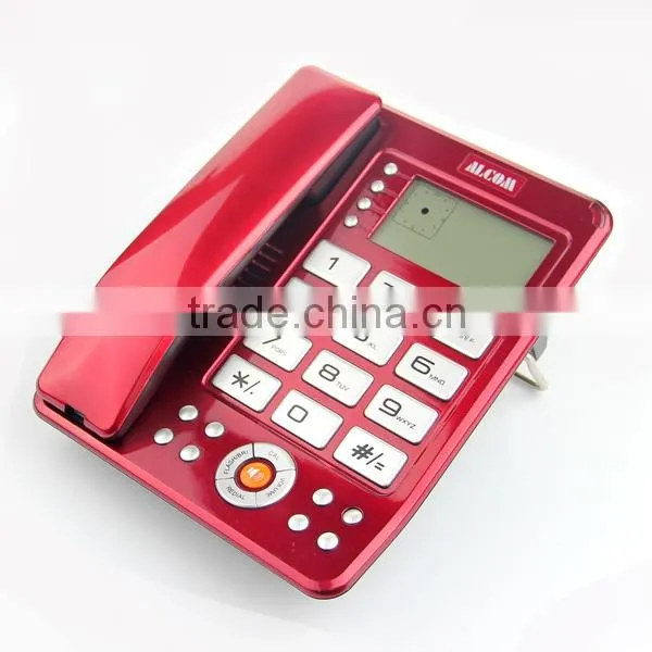 Fashion Red Handsfree 2 Line Caller id Telephone Set photo-3