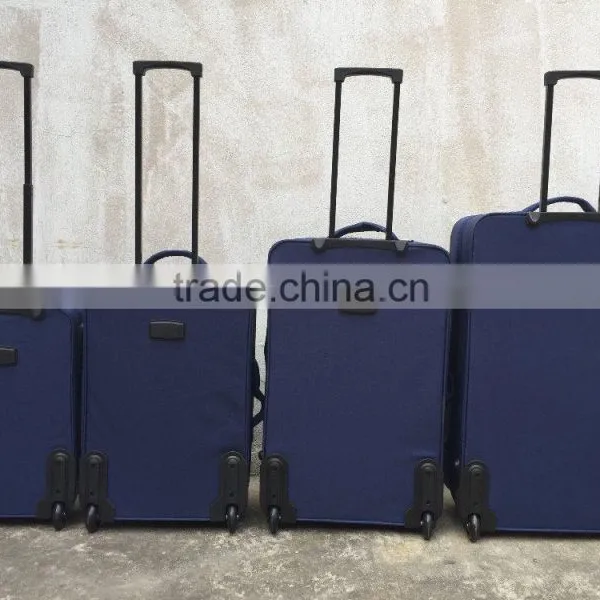 Inventory Stocklot Polyester 4pcs Trolley Luggage Set photo-2