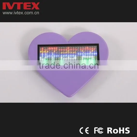 Digital Red Rechargeable Battery Backup Mini LED Display / LED Name Badge / LED Name Tag photo-2