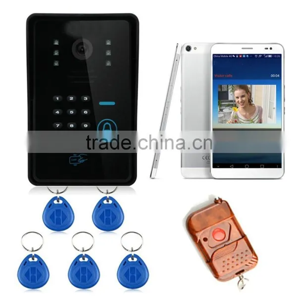 Waterproof Wireless Doorbell Camera Android IOS APP Operate SmartHome WiFi Video Door Phone Intercom With ID Card Remote Control