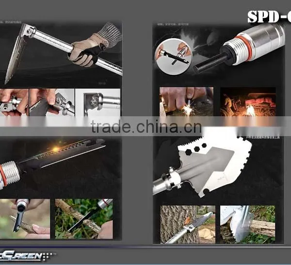 Foldable Outdoor Carbon Steel Multifunction Military Spade photo-4