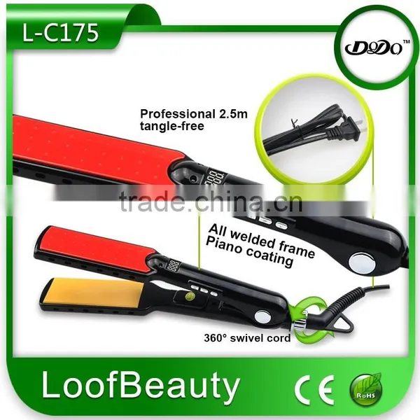 New Arrival Promotion Personalized Ceramic Ionic Hair Straightener Flat Iron photo-2