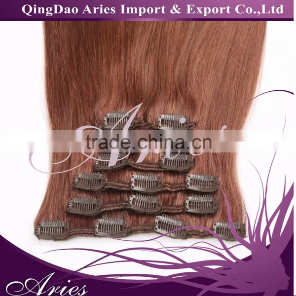 Factory Cheap Price Top Grade 100 Human Hair Clip in Hair photo-2