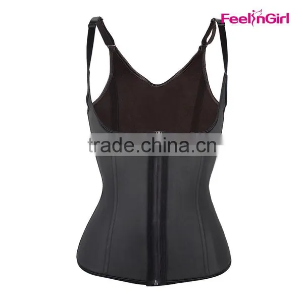 Zip and Hook Latex Waist Trainers Vest Accept Paypal photo-4