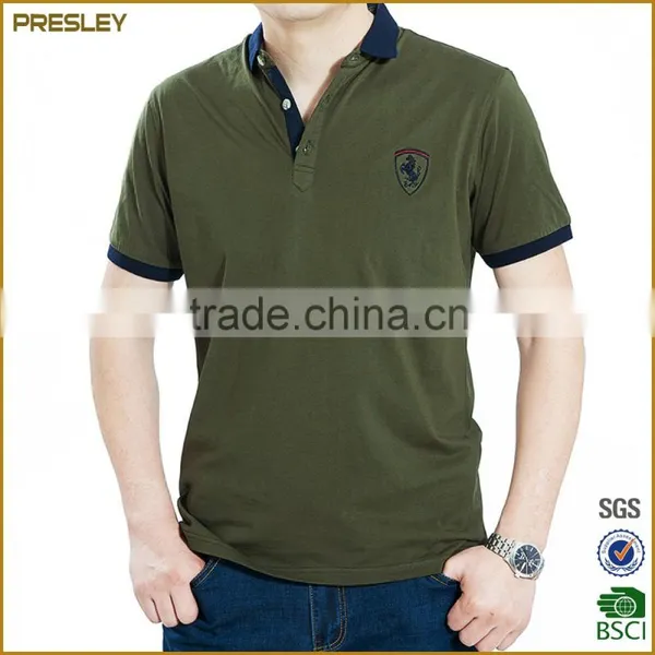 Hot Sell Shirts Collar Polo Shirts With Woven Fabric Collar Shirts Collar photo-4